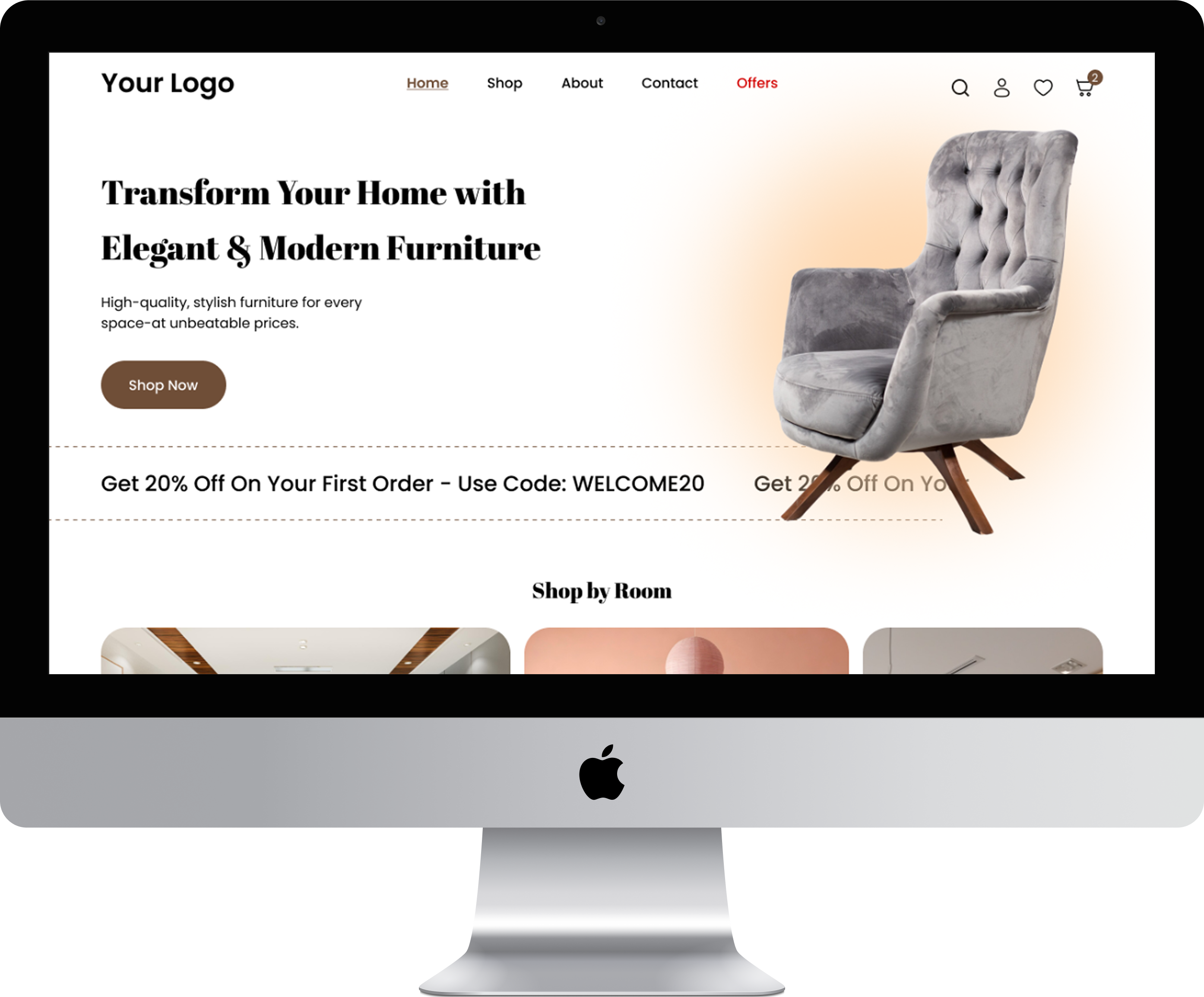 Example of Stand Out With A Stunning Homepage