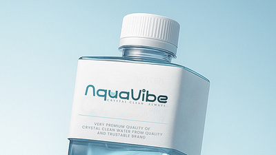 Brand Identity Design for Aqua vibe Brand branding drinkingwater graphic design logo logodesign packagingdesign