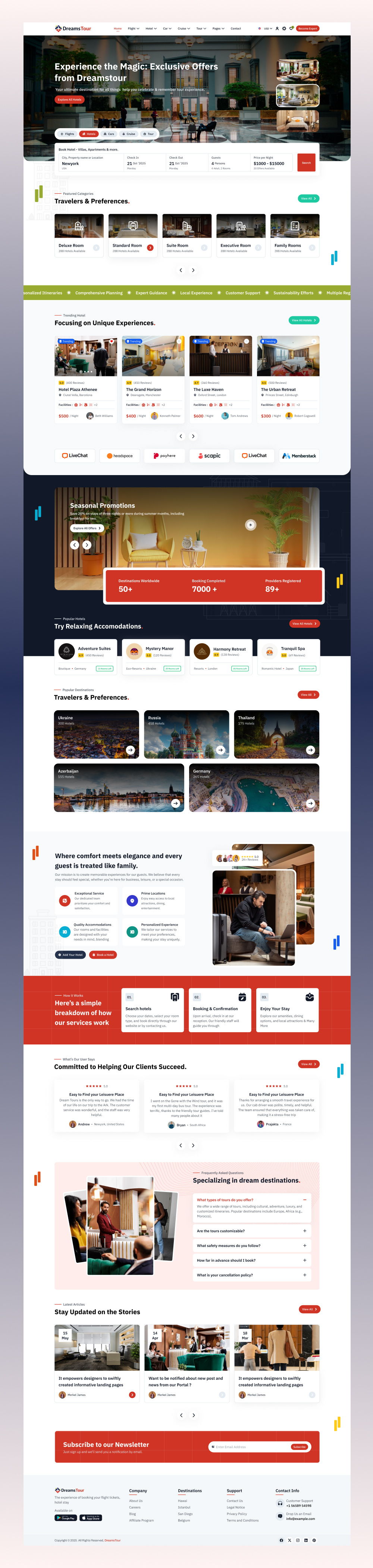 DreamsTour – Tour & Travel Booking HTML Template bootstrap5 dreamstour hotelbookingui htmltemplate landingpagedesign modernwebdesign responsivedesign themeforest tourbooking travelapp travelwebsite uiuxdesign