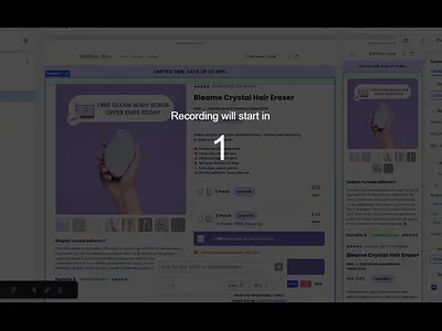 Product Page Develop in Replo ecommerce figma landing page replo shopify