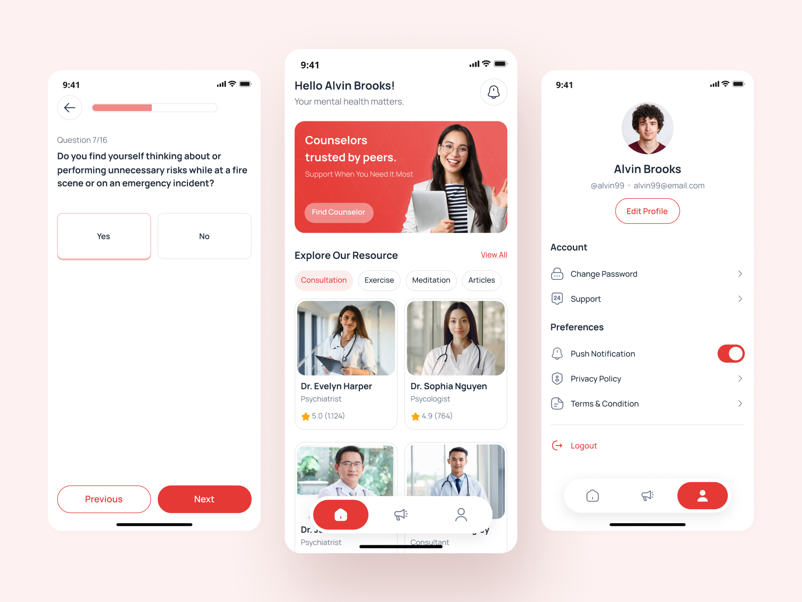 Example of Mobile App UI/UX Design Concept (Mvp)