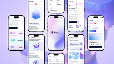 Brand Launch Video - FundX animation branding motion graphics