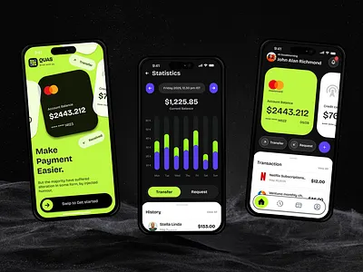Mobile Banking App app application design branding dashboard mobile app