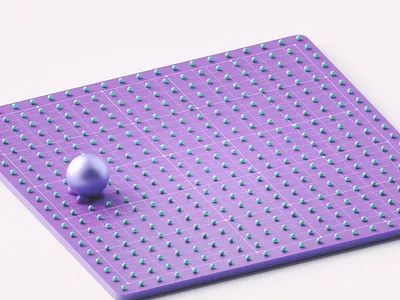 3D Isometric Animation 3d 3d art blender cinema 4d design illustration isometric art light mograph motion graphics purple rigid body simulation