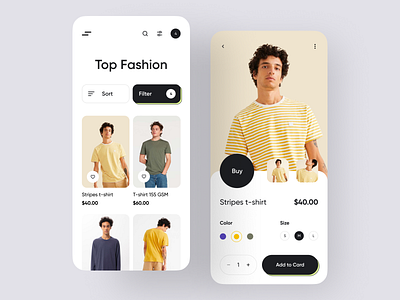 Fashion App UI design design ios mobile ui modern app ecommerce fashion app home screen ios minimal app mobile ui modern app product shop ui ux
