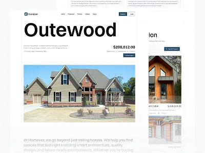 Homever - Real Estate Landingpage design digital digital revo digital revo homepage digital revo website elegant design elegant landing page home finder landing page home landing page minimal and elegant landing page minimal landing page design minimalism minimalist landing page property property landing page ui