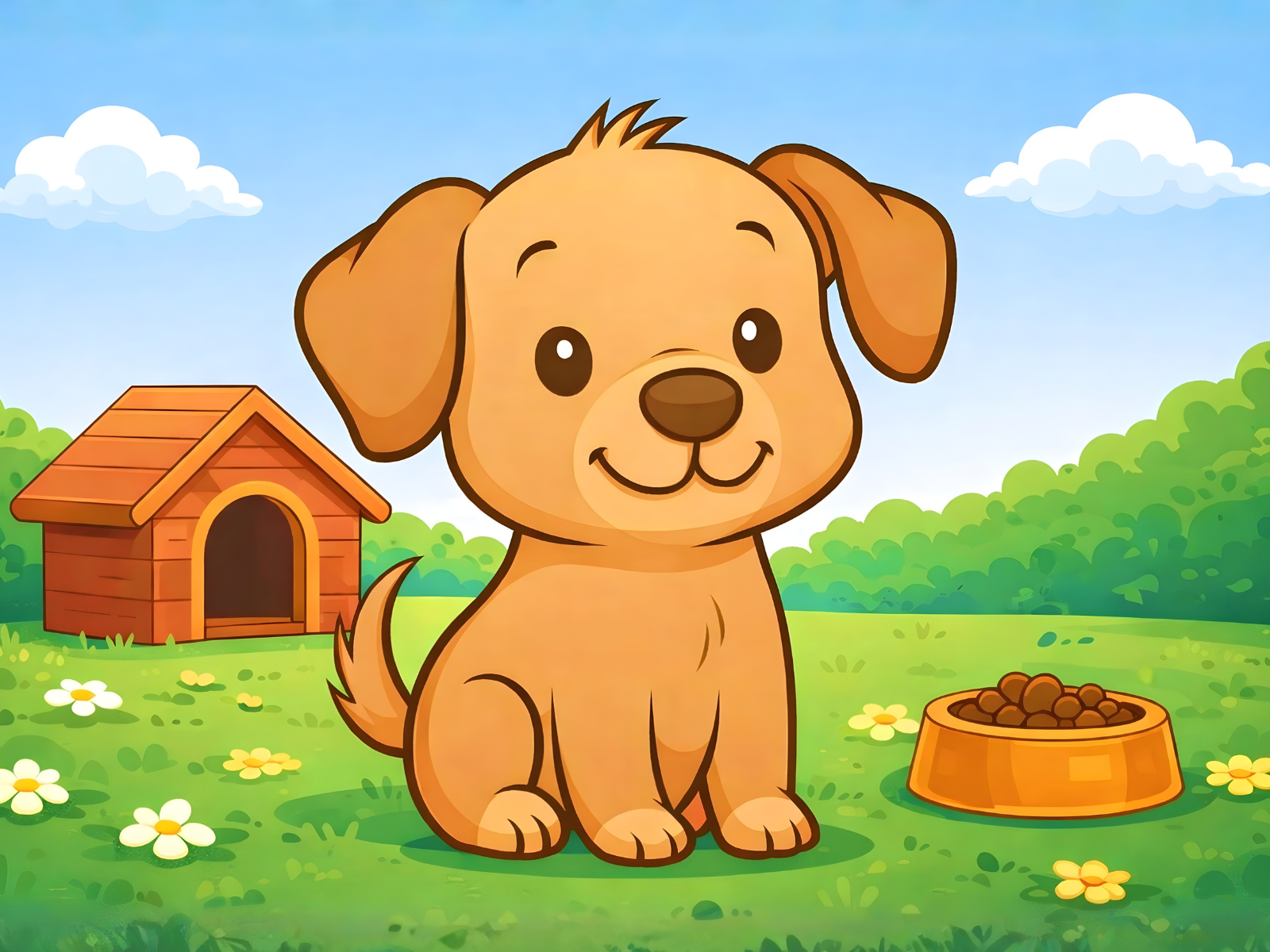 Cute cartoon dog Illustration in vector style 2d art 2d illustration animal cartoon animal design animal illustration beehaya cartoon cartoon dog cartoon puppy cartoon style cute dog design dog cartoon dog illustration dribbble graphic design illustration puppy puppy cartoon vector
