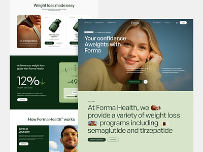 Telehealth Website - Weight Loss dstudio dstudio agency ecommerce healthcare healthcare website landing page landing page design semaglutide shopify shopify website telehealth telehealth and wellness telehealth landing page telehealth website telemedicine weight loss weight loss website