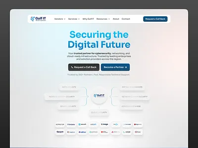 Cyber Security landing Page branding cyber security graphic design landing page product design saas typography ui ux web design