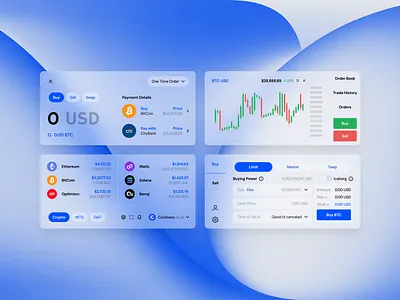 Coinbase Crypto - Website Components/Bento crypto design simple ui uiux ux web design webdesign website design