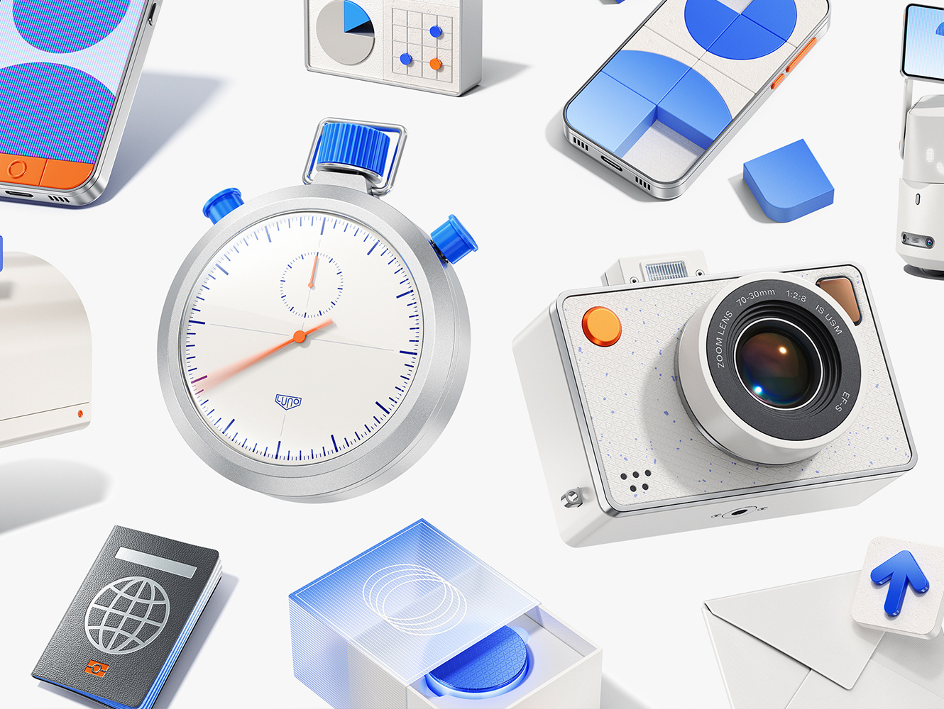 Luno - Illustration Rebrand 3d abstract after effects animation branding cinema4d design graphic design illustration logo motion ui website