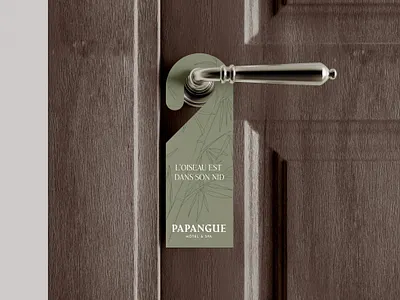 Papangue Hotel & Spa brand identity branding design hospitality hospitality brand identity hospitality branding hotel reunion island