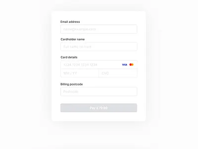 Card drop animation cards drag and drop form payment ui wallet
