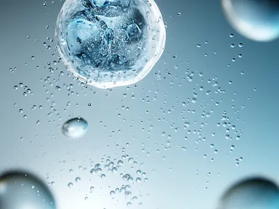 Bubble blops 3d adobe bubbles c4d cinema 4d design maxon motion graphics redshift render