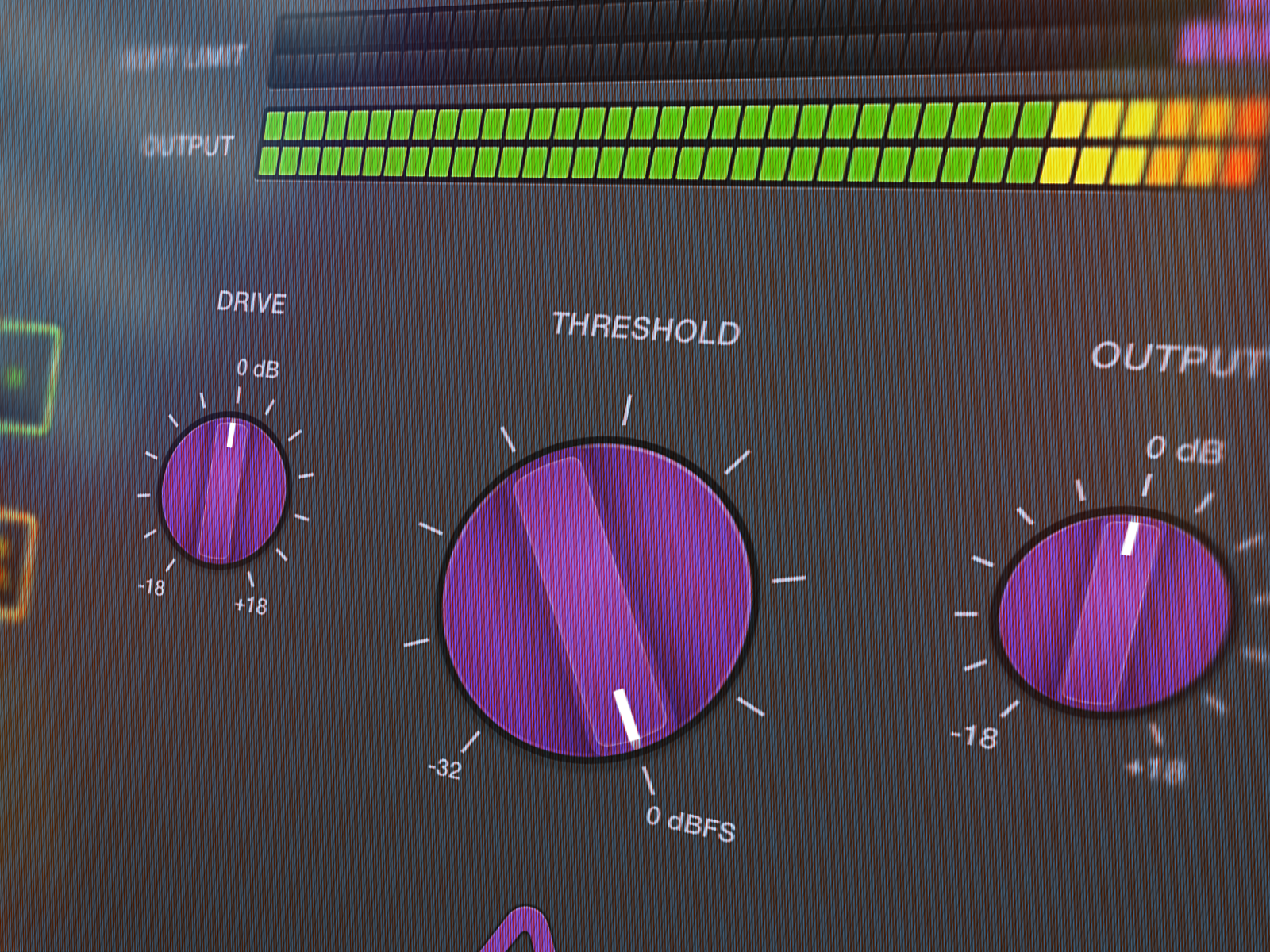 Apogee Soft Limit for iOS audioplugindesign auv3 auv3plugin darkui daw flatdesign ios iosappdesign iosmusicproduction ipadui logicpro minimalui musicproduction musicsoftware musicsoftwareui uidesign vstplugin