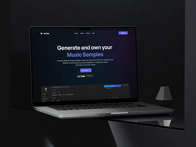 Vertate - Music Platform Website figma landing page music page design platform product design redesign saas startup ui ui design ux ux design website