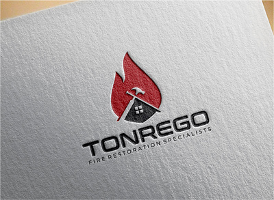 Fire First Aid Combination Logo branding design equipment fire graphic design hammer house logo minimalis simple
