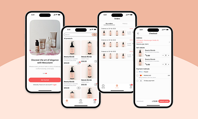 Mescolami - E-commerce Mobile App app design mobile app design ui user interface design ux