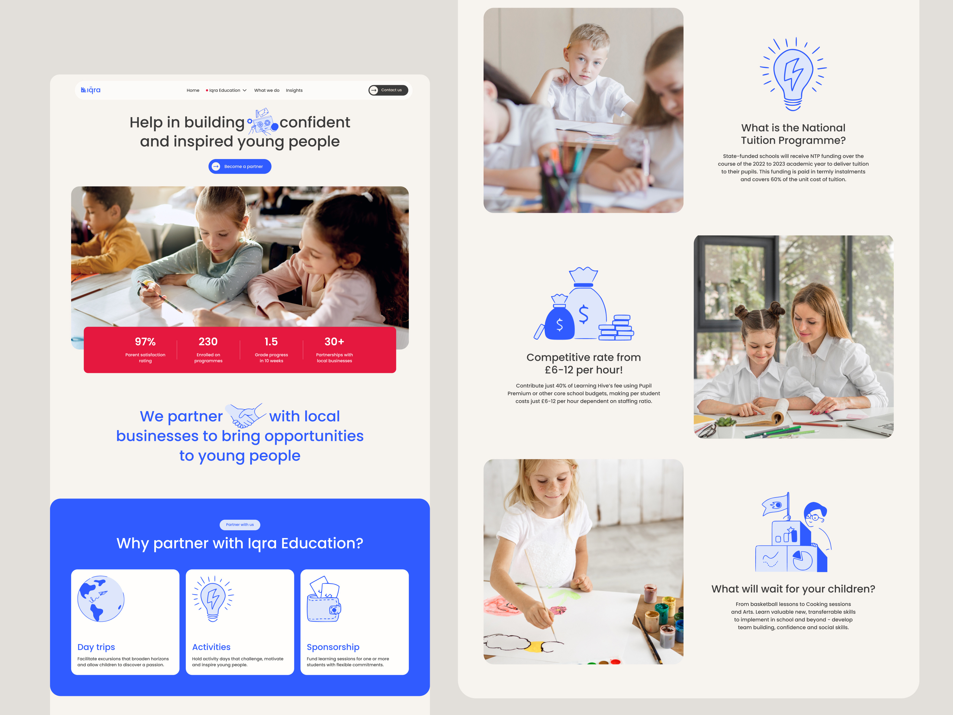 Example of High Converting Landing Design (UX/UI)