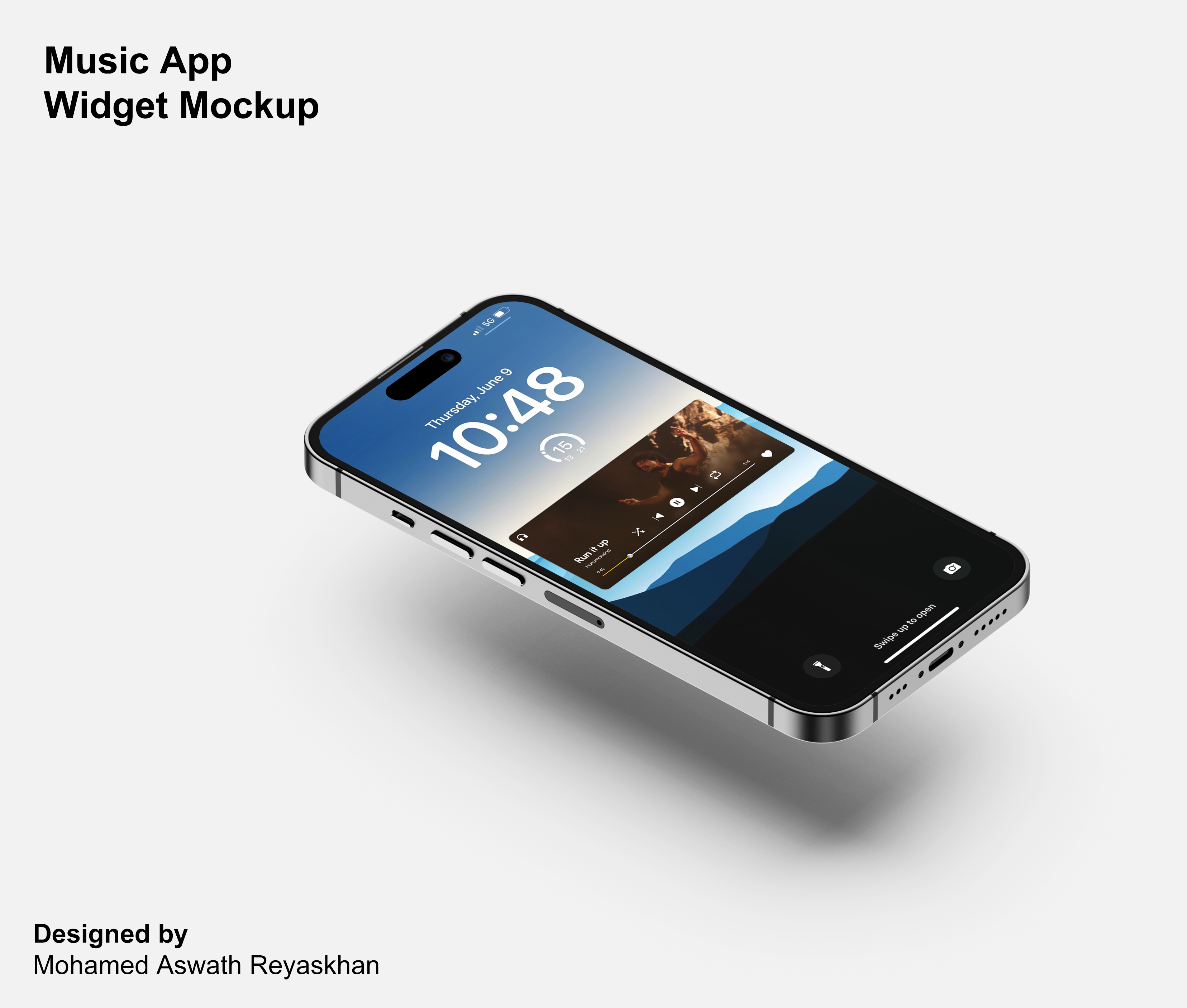 Music App Widget adobe adobe photoshop design figma figma design graphic design mobile mobile app music music app music ui music widgets ui uidesign uiux widget design widgets