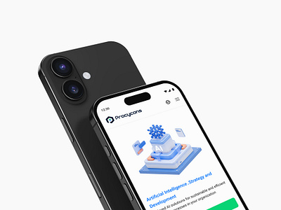 Procycons ai design desktop minimal mobile product design ui