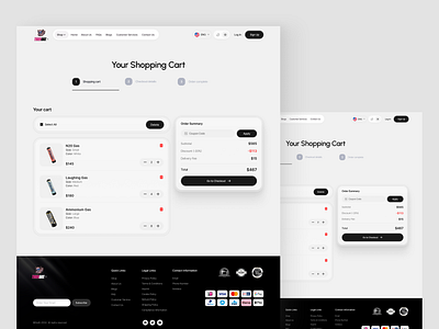 Cart Page UI Design - E commerce cart cart page design e commerce ecommerce shop ecommerce template eommerce marketing online store shop shopify store store ui uiesign uiuxdesign ux webdesign website