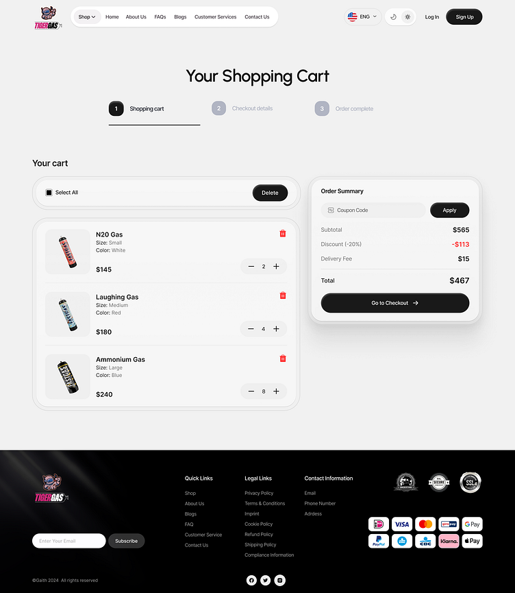Cart Page UI Design - E commerce by Aun Khan on Dribbble