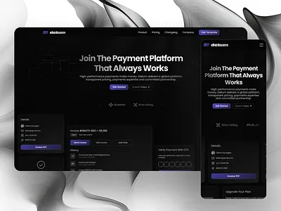 SaaS Website Hero Section In Framer interactive design