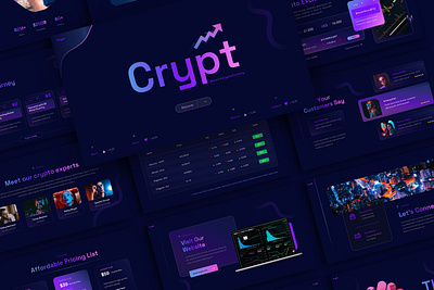 Premium Cryptocurrency Presentation crypto template