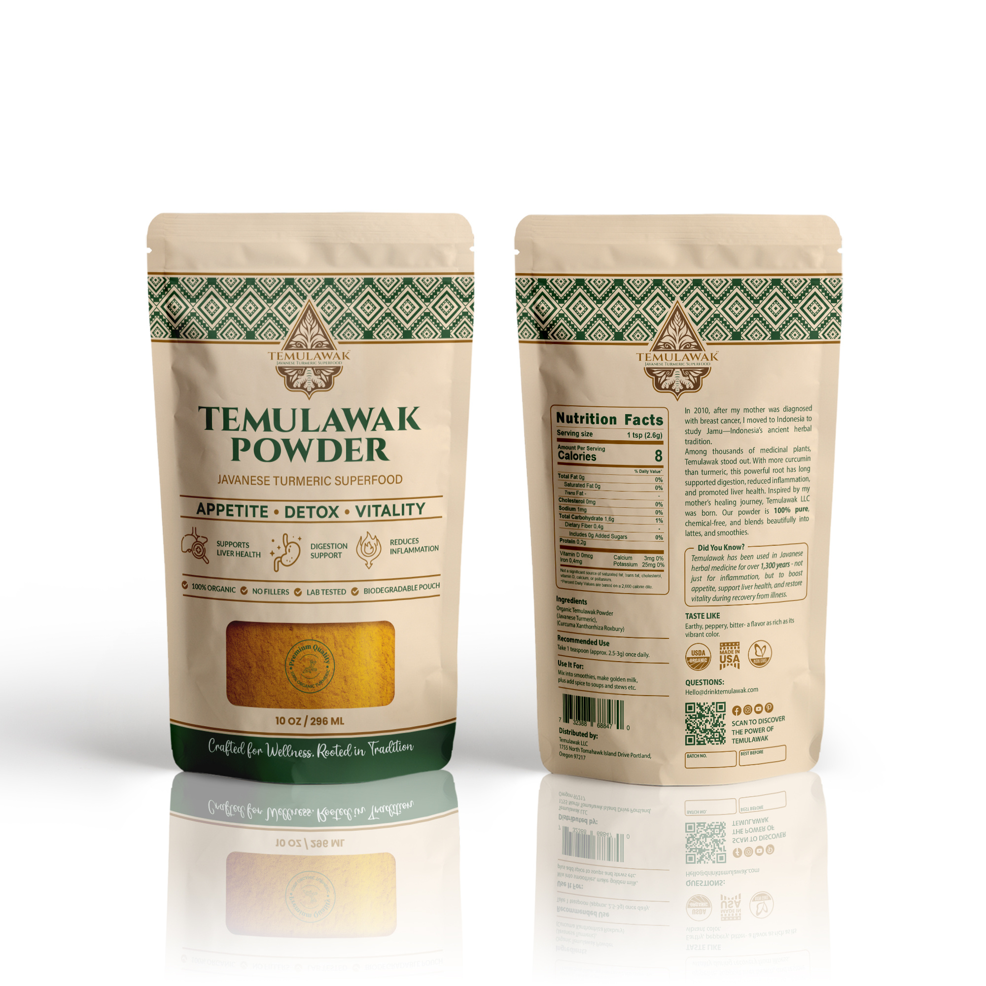 Example of Design Custom Standup Pouch Packaging