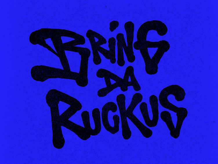 BRING DA RUCKUS - Wu-Tang Clan by Facu Bottazzi on Dribbble