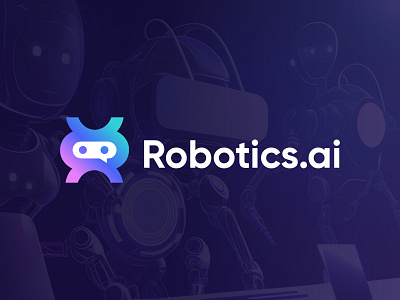 Robotics.ai Logo design ai ai logo branding branding design design graphic design icon logo logo design logo designer logo idea logo mark logos modern logo monogram logo robot logo robotic logo software logo tech logo technology logo