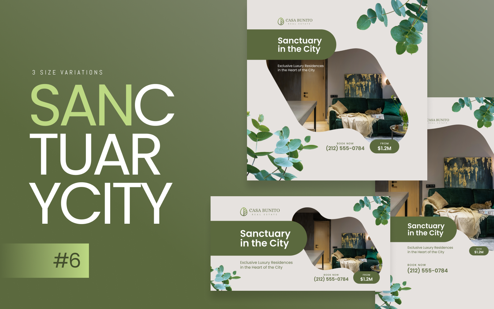 Social Media - Sanctuary City ads advertising banners facebook instagram post real estate social media