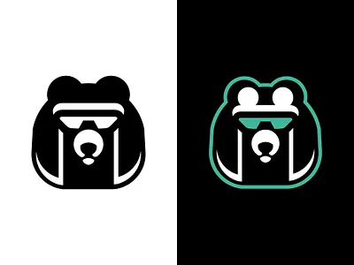 Cool bear logo animal logo bear logo branding cool bear logo create logo design graphic design grizzly logo illustration logo logo sale usa vector