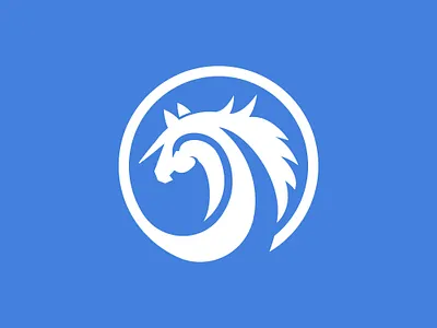 Unicorn Logo agency animal logo branding design graphic design horse logo logo logo sale mythology logo pegasus logo unicorn logo vector