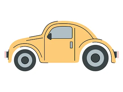 Vintage Car Flat Design car flat design icon old car vehicle vintage car
