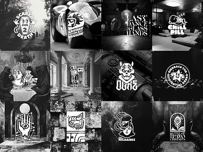 Full Collection of 100 Logos/Treatments Teaser 5 branding graphic design logo