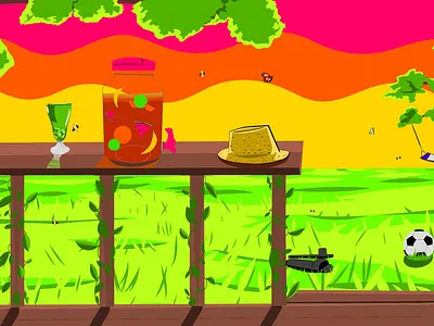 Summer Day Vector illustration vector