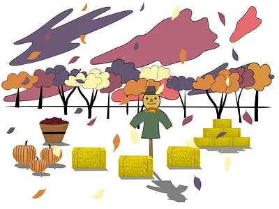 Autumn Harvest Vector illustration vector