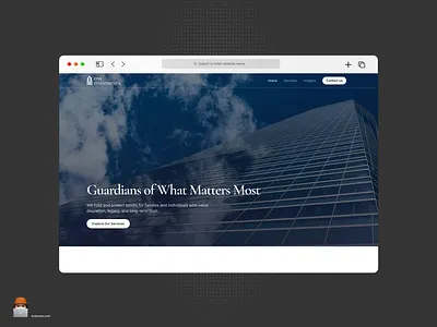 Website Design | Trustee Services | One Investment S.A. branding finance graphic design trustee ui uiux web web design website