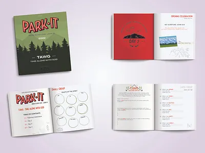 Kid Summer Camp Bible Study Booklet bible study booklet graphic design kids layout print design summer camp