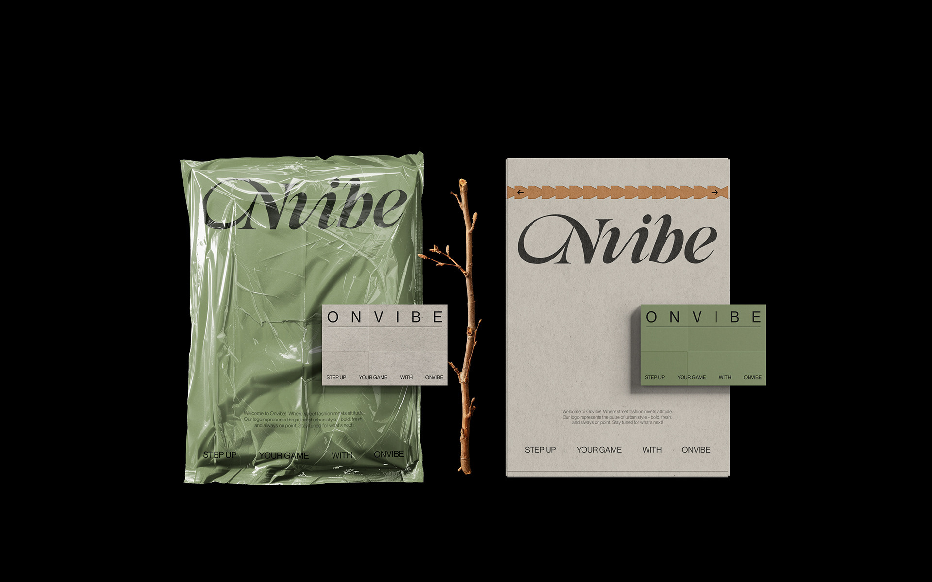 Onvibe: Streetwear Branding & Visual Identity branding fashion graphic design lifestyle street fashion streetwear visual identity