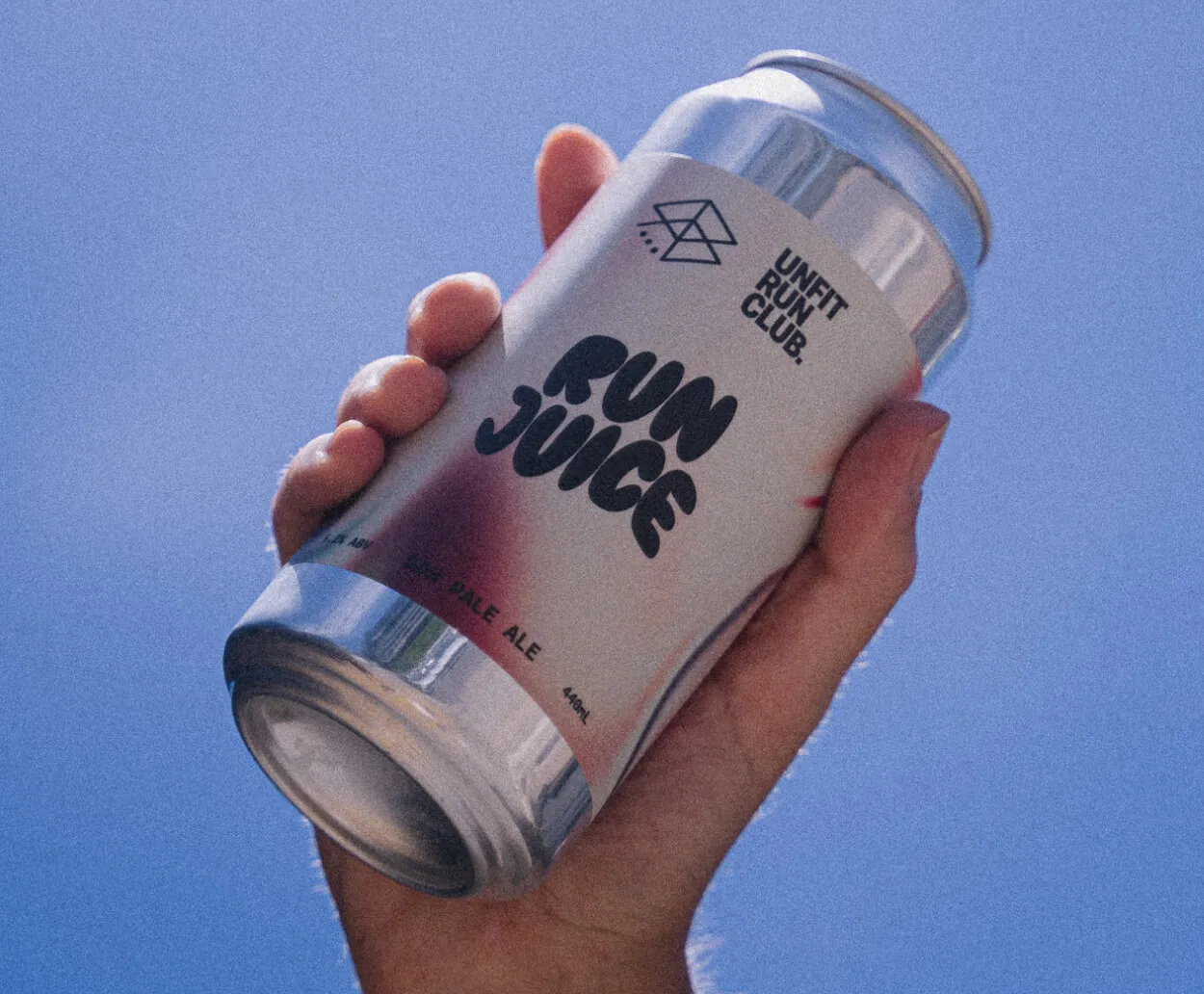 Run Juice Beer alcohol beer beer can beverage design branding can can design fitness photography run run club