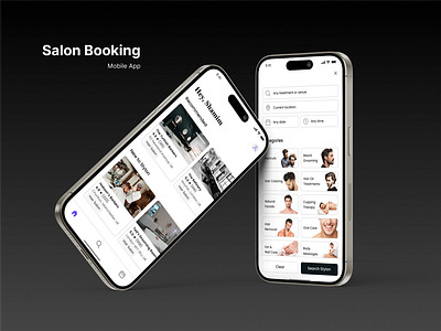 Salon Booking Mobile App salon app salon booking app salon service salon website