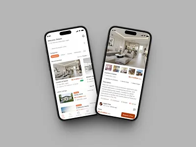 A Property Rental Mobile App UI mobile app mobile design property app property listing app property rental app real estate mobile app rental app ui ui design uiux uiux design visual design