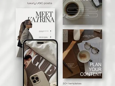 Creator Instagram Post Templates - Canva Editable app branding design graphic design illustration logo typography ui ux vector