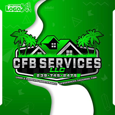 Custom Logo Design for CFB Services LLC - Bold & Impactful Brand boldbranding brandidentity branding businessbranding businesscarddesign cartoonlogox creativelogodesign customgraphicdesign customlogodesign doorhangerdesign flyerdesign graphic design graphicdesign logo logowithcharacter smallbusinessbranding socialmediabranding visualidentity yardsigndesign