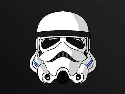 Star Wars Helmet : Stormtrooper drawing fan art helmet illustration star wars