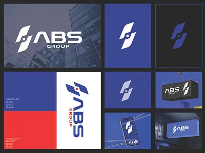 ABS Group | Modern Corporate Branding & Logo Design abs abs logo abs logo design design illustration letter logo logo logo design logo designer minimal logo text logo