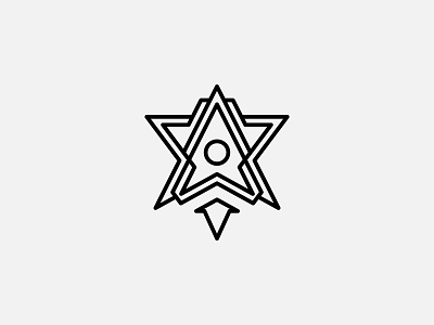Star Rocket Logo abstract logo blacklogo brand brand identity brand logo branding branding logo design forsale illustration lineart logo logo design logotype minimal minimalist modern rocket sky star